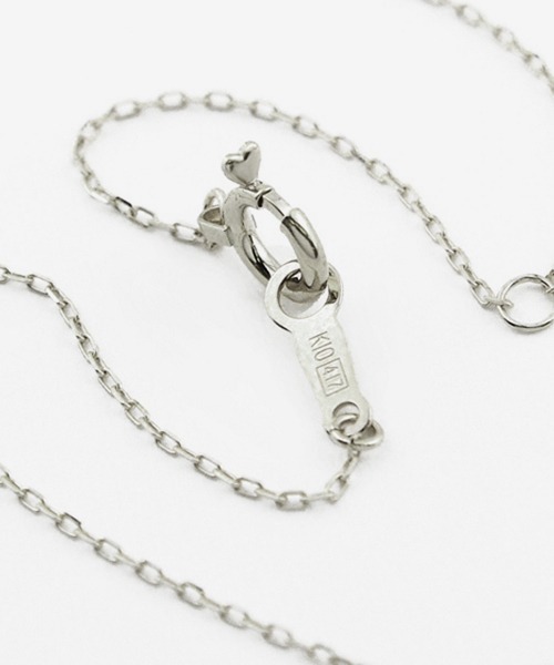 ブルーム K10 ホワイトゴールド ダイヤモンド ハート ネックレス シルバー K10 ホワイトゴールド ダイヤモンド ハート ネックレス BLOOM