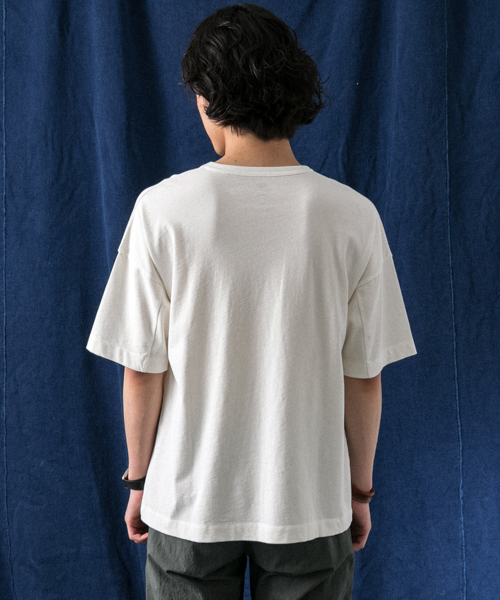 WORK NOT WORK URBAN RESEARCH(ワークノットワークアーバンリサーチ)の「WORK NOT WORK 強撚天竺ビッグプリントTシャツ #1(Tシャツ/カットソー・メンズ・ホワイト・SMALL/LARGE/MEDIUM)」の14枚目の写真