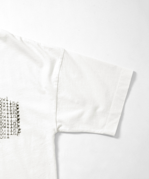 WORK NOT WORK URBAN RESEARCH(ワークノットワークアーバンリサーチ)の「WORK NOT WORK 強撚天竺ビッグプリントTシャツ #1(Tシャツ/カットソー・メンズ・ホワイト・SMALL/LARGE/MEDIUM)」の5枚目の写真
