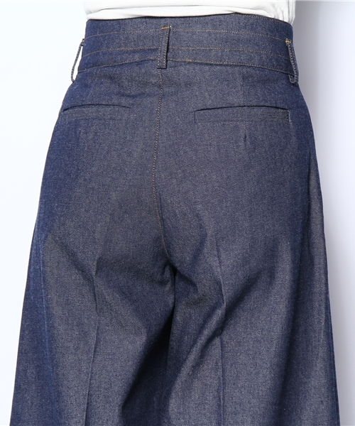 BEAMS LIGHTS Women's(ビームスライツ ウィメンズ)の「BEAMS LIGHTS / デニム ガウチョパンツ(デニムパンツ・レディース・ブラック/インディゴブルー・36/38/40)」の6枚目の写真
