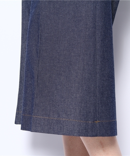 BEAMS LIGHTS Women's(ビームスライツ ウィメンズ)の「BEAMS LIGHTS / デニム ガウチョパンツ(デニムパンツ・レディース・ブラック/インディゴブルー・36/38/40)」の8枚目の写真