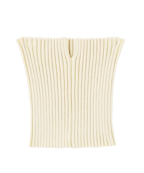 MURUA（ムルーア）の「センタースリットニットベアＴＯＰＳ（その他トップス・レディース・アイボリー/ブラック/マスタード・FREE）」の10枚目の写真