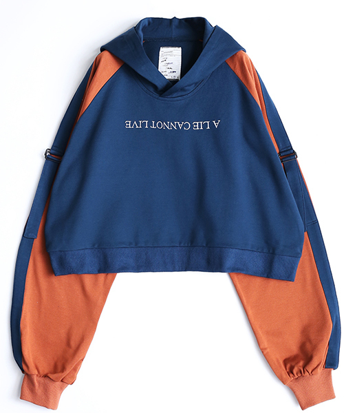 SHAREEF(シャリーフ)の「SHORT TRACK PARKA(パーカー・メンズ・ブラック/オレンジ/ダークグリーン/ブラウン・3/2/1)」の3枚目の写真