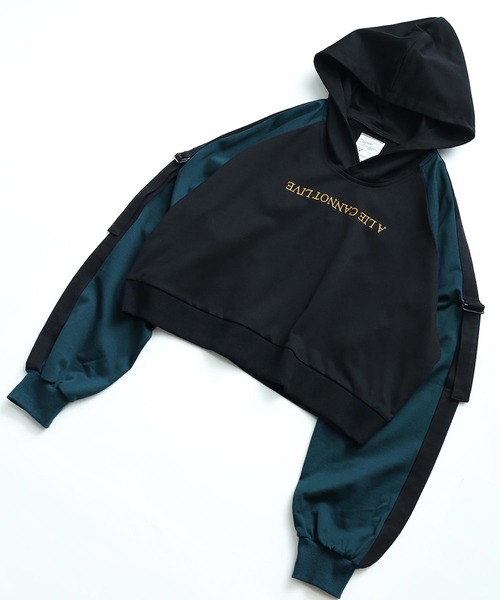 SHAREEF(シャリーフ)の「SHORT TRACK PARKA(パーカー・メンズ・ブラック/オレンジ/ダークグリーン/ブラウン・3/2/1)」の7枚目の写真