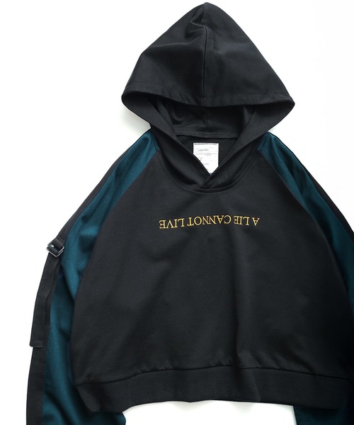 SHAREEF(シャリーフ)の「SHORT TRACK PARKA(パーカー・メンズ・ブラック/オレンジ/ダークグリーン/ブラウン・3/2/1)」の5枚目の写真