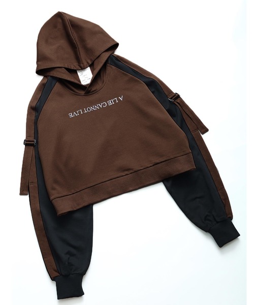 SHAREEF(シャリーフ)の「SHORT TRACK PARKA(パーカー・メンズ・ブラック/オレンジ/ダークグリーン/ブラウン・3/2/1)」の10枚目の写真