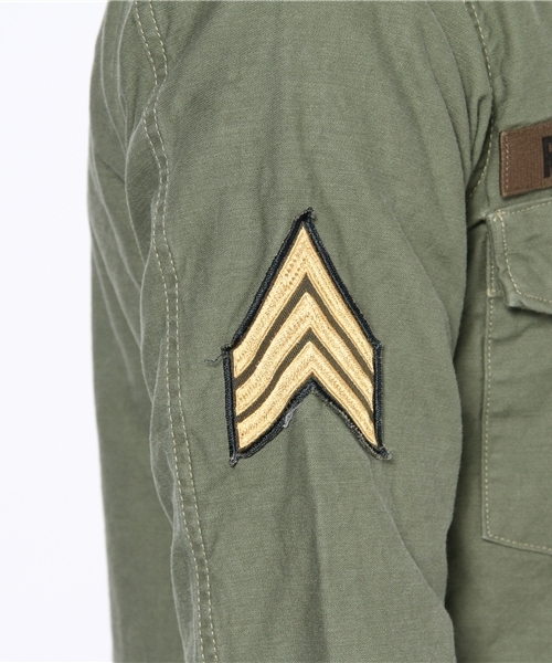 AMERICAN RAG CIE（アメリカンラグシー）の「MARKA マーカ / 107-MRK-MSTD-10SH01C（シャツ/ブラウス・メンズ・オリーブ・1/2）」の6枚目の写真