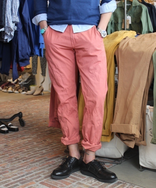 JOURNAL STANDARD relume（ジャーナルスタンダード　レリューム）の「66キャンバスパンツ#（その他パンツ・メンズ・アイボリー/マスタード/ブルー系その他/キャメル/ピンク系その他/コバルトブルー/カーキ・MEDIUM/SMALL/LARGE/X-LARGE）」の7枚目の写真