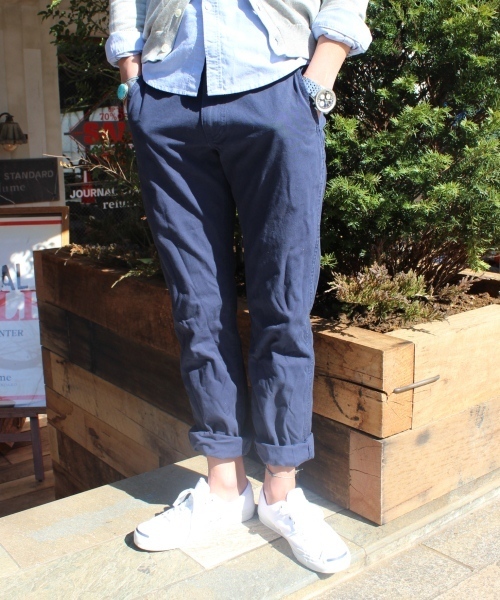 JOURNAL STANDARD relume（ジャーナルスタンダード　レリューム）の「66キャンバスパンツ#（その他パンツ・メンズ・アイボリー/マスタード/ブルー系その他/キャメル/ピンク系その他/コバルトブルー/カーキ・MEDIUM/SMALL/LARGE/X-LARGE）」の5枚目の写真