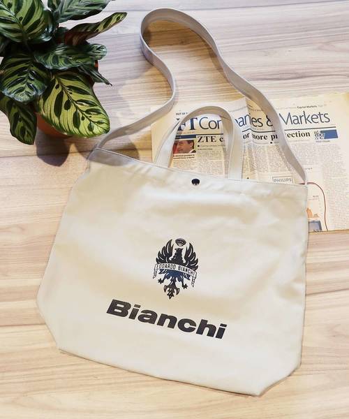 Bianchi（ビアンキ）の「ビアンキ【Bianch】2WAYロゴ入りキャンバス  