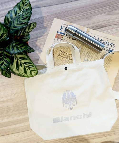 Bianchi（ビアンキ）の「ビアンキ【Bianch】2WAYロゴ入りキャンバス  
