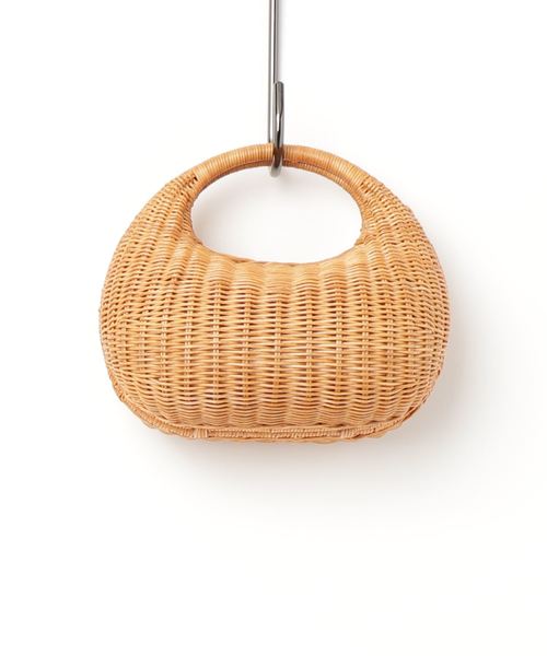 RIVE DROITE（リヴドロワ）の「ラタンSHELL型BAG-（かごバッグ・レディース・ベージュ・FREE）」の2枚目の写真