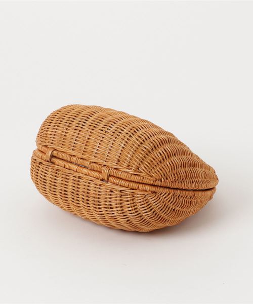 RIVE DROITE（リヴドロワ）の「ラタンSHELL型BAG-（かごバッグ・レディース・ベージュ・FREE）」の3枚目の写真