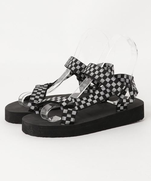 WEGO（ウィゴー）の「WEGO/フラットテープサンダル（サンダル・メンズ・ブラック/グレー/その他1・MEDIUM/LARGE/X-LARGE）」の8枚目の写真