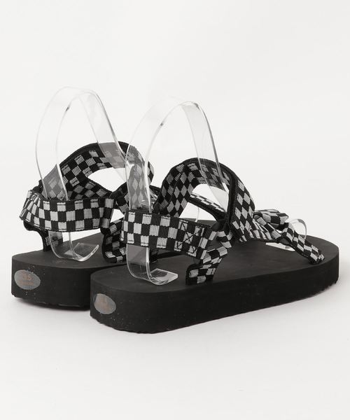 WEGO（ウィゴー）の「WEGO/フラットテープサンダル（サンダル・メンズ・ブラック/グレー/その他1・MEDIUM/LARGE/X-LARGE）」の4枚目の写真