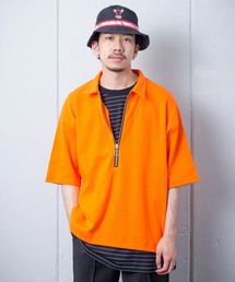 NOT CONVENTIONAL | NOTCONVENTIONAL/half zip polo(Tシャツ/カットソー)