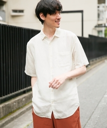 GLOBAL WORK | リネンレギュラーシャツ半袖/789408(シャツ/ブラウス)