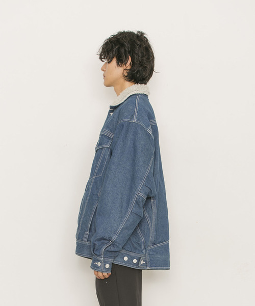 Iroquois（イロコイ）の「【Iroquois】12OZ ムラ糸Gジャン（デニム