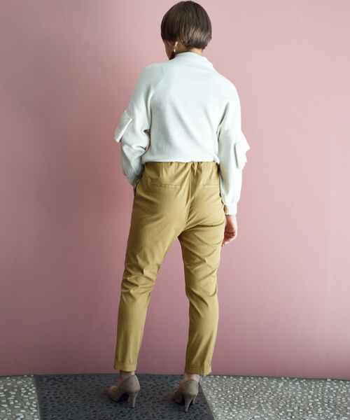PICCIN(ピッチン)の「【日本製】ウエストギャザーパンツ(その他パンツ・レディース・ダークグリーン/ベージュ/グレー・SMALL/MEDIUM)」の11枚目の写真