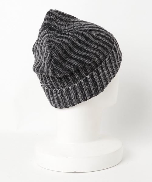 VENCEEXCHANGE（ヴァンスエクスチェンジ）の「ストーンウォッシュニット帽（ニットキャップ/ビーニー・レディース・ブラック/ブラウン/オフホワイト/ブルー・M）」の5枚目の写真