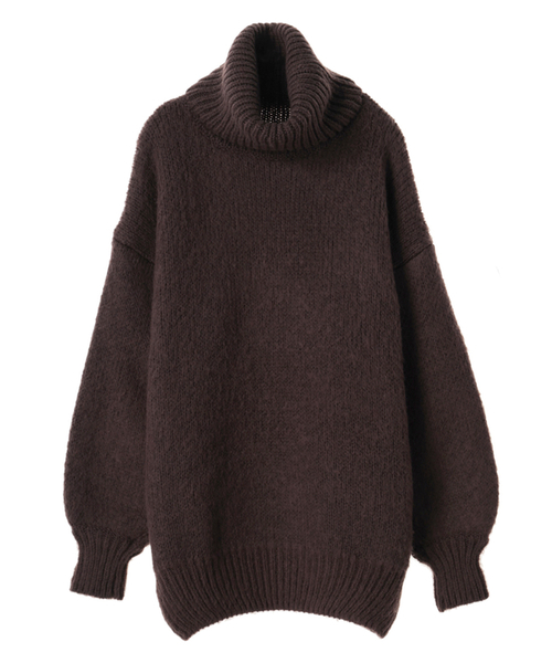 クラネ BIG TURTLE MOHAIR KNIT ニット セーター 長袖 CLANE（クラネ）の「BIG TURTLE MOHAIR KNIT（ニット/セーター