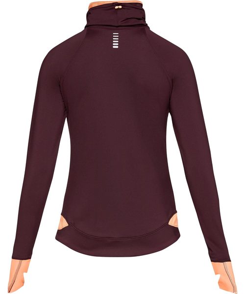 UNDER ARMOUR(アンダーアーマー)の「レディース ランニングミッドレイヤー / コールドギアリアクターランファネル【セットアップ対応商品】(その他トップス・レディース・マルーン/ブラック・SM/LG/MD/XL)」の7枚目の写真