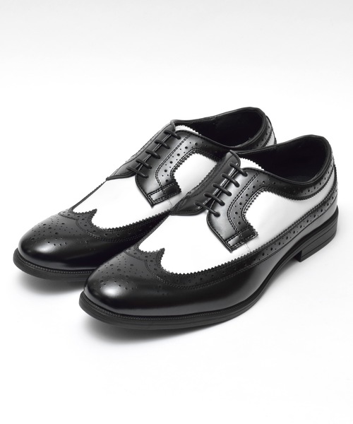LUGG NAGG(ラグナグ)の「【Stnd works/スタンドワークス】カウレザー ウィングチップ プレーントゥ ドレスシューズ(ドレスシューズ・メンズ・ブラック/ダークブラウン/ブラック×ホワイト・25.5cm/26.5cm/25.0cm/26.0cm/27.0cm/27.5cm)」の18枚目の写真
