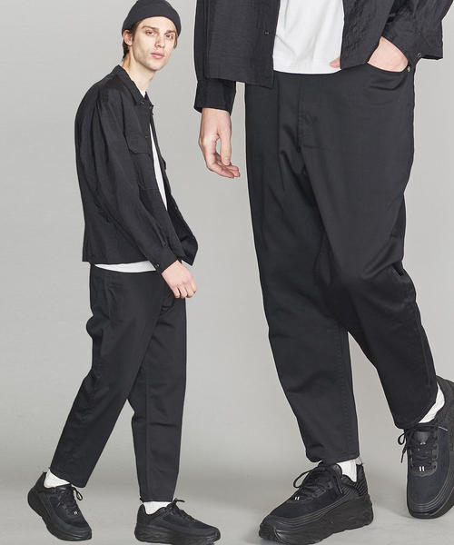 BEAUTY&YOUTH UNITED ARROWS（ビューティーアンドユースユナイテッドアローズ）の「by ワイド テーパード チノパンツ ◆（チノパンツ・メンズ・ダークグレー/ブラック/ベージュ/ネイビー・SMALL/LARGE/X-LARGE/MEDIUM）」の2枚目の写真