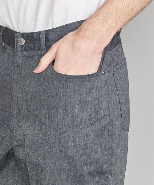 BEAUTY&YOUTH UNITED ARROWS（ビューティーアンドユースユナイテッドアローズ）の「by ワイド テーパード チノパンツ ◆（チノパンツ・メンズ・ダークグレー/ブラック/ベージュ/ネイビー・SMALL/LARGE/X-LARGE/MEDIUM）」の5枚目の写真