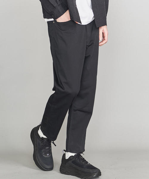BEAUTY&YOUTH UNITED ARROWS（ビューティーアンドユースユナイテッドアローズ）の「by ワイド テーパード チノパンツ ◆（チノパンツ・メンズ・ダークグレー/ブラック/ベージュ/ネイビー・SMALL/LARGE/X-LARGE/MEDIUM）」の8枚目の写真