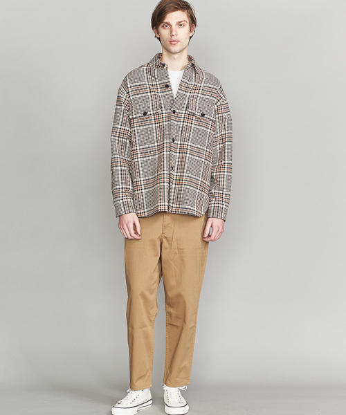 BEAUTY&YOUTH UNITED ARROWS（ビューティーアンドユースユナイテッドアローズ）の「by ワイド テーパード チノパンツ ◆（チノパンツ・メンズ・ダークグレー/ブラック/ベージュ/ネイビー・SMALL/LARGE/X-LARGE/MEDIUM）」の9枚目の写真