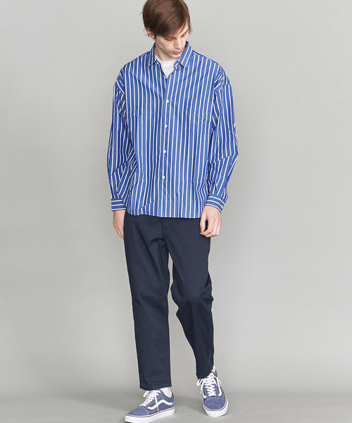 BEAUTY&YOUTH UNITED ARROWS（ビューティーアンドユースユナイテッドアローズ）の「by ワイド テーパード チノパンツ ◆（チノパンツ・メンズ・ダークグレー/ブラック/ベージュ/ネイビー・SMALL/LARGE/X-LARGE/MEDIUM）」の11枚目の写真