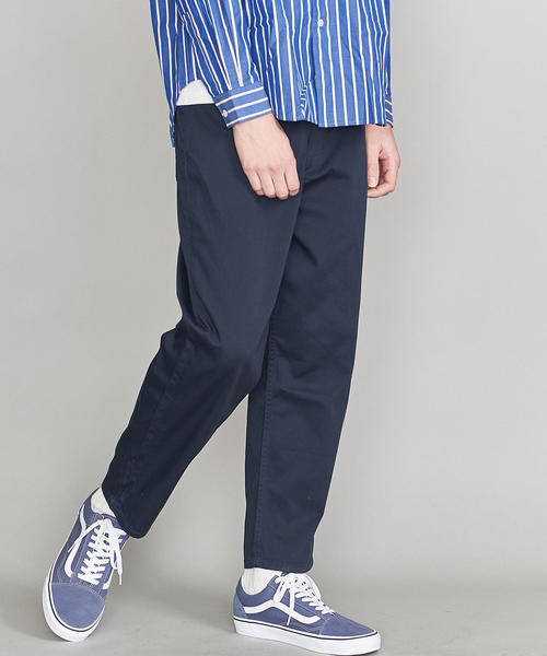 BEAUTY&YOUTH UNITED ARROWS（ビューティーアンドユースユナイテッドアローズ）の「by ワイド テーパード チノパンツ ◆（チノパンツ・メンズ・ダークグレー/ブラック/ベージュ/ネイビー・SMALL/LARGE/X-LARGE/MEDIUM）」の12枚目の写真