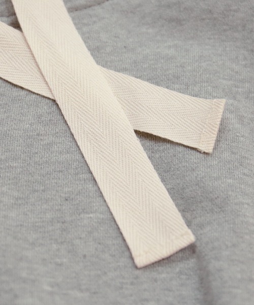 osharewalker(オシャレウォーカー)の「『配色リボンスウェットパーカー』(パーカー・レディース・ブラック/杢グレー/カーキ/オートミール・FREE)」の9枚目の写真