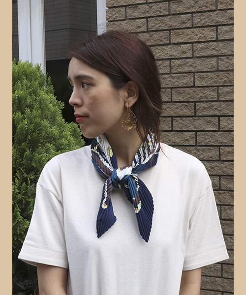 ONIGIRI(オニギリ)の「【一部店舗限定】 4way プレート ピアス(ピアス(両耳用)・レディース・ホワイト/ブラック/ゴールド/キャメル・FREE)」の18枚目の写真