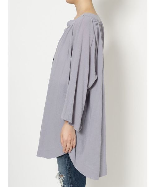 Ungrid（アングリッド）の「コットンガーゼスキッパーブラウス（シャツ/ブラウス・レディース・オフホワイト/イエロー/ブルー・FREE）」の10枚目の写真