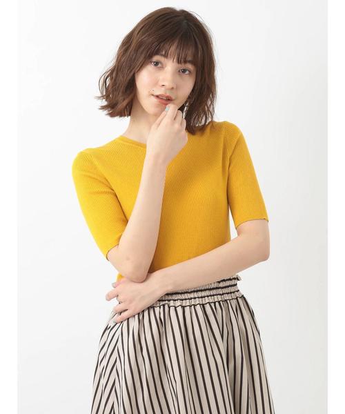 YECCA VECCA(イェッカヴェッカ)の「ストライプ柄ギャザ-スカ-ト(スカート・レディース・ブラック/グリーン・FREE)」の13枚目の写真