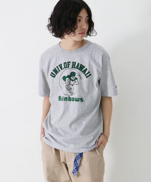 Champion(チャンピオン)の「【Champion】MADE IN USA T1011 PrintT-SHIRTS(Tシャツ/カットソー・レディース・ネイビー/グレー/ホワイト/グレー系その他/ホワイト系その他・L/S/M)」の3枚目の写真