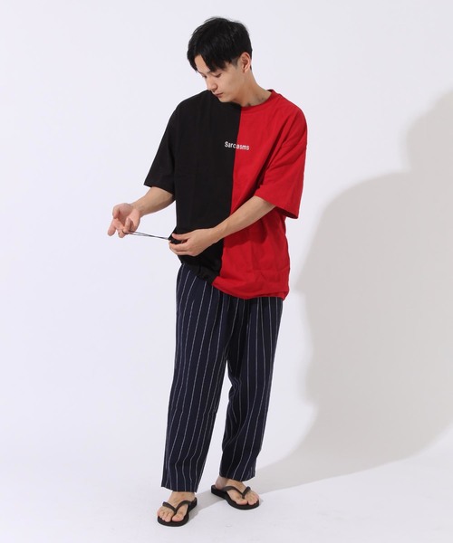 Burner（バーナー）の「【06 BURNER SELECT】裾ドローコードバイカラーロゴﾞ刺繍ビッグTシャツ（Tシャツ/カットソー・メンズ・ブラック系その他/ブラック系その他2/ブラック系その他3・L/M）」の11枚目の写真