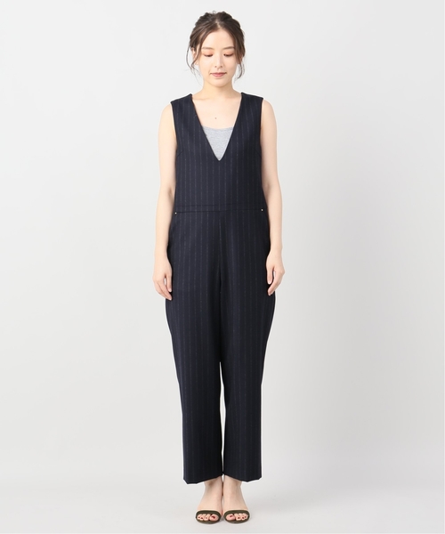 VERMEIL par iena(ヴェルメイユパーイエナ)の「【COUTURE DADAM/クチュール ド アダム】ジャンプスーツ◆(サロペット/オーバーオール・レディース・ネイビー・38/36)」の4枚目の写真