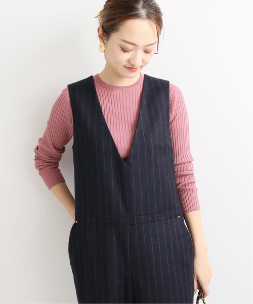 VERMEIL par iena(ヴェルメイユパーイエナ)の「【COUTURE DADAM/クチュール ド アダム】ジャンプスーツ◆(サロペット/オーバーオール・レディース・ネイビー・38/36)」の19枚目の写真
