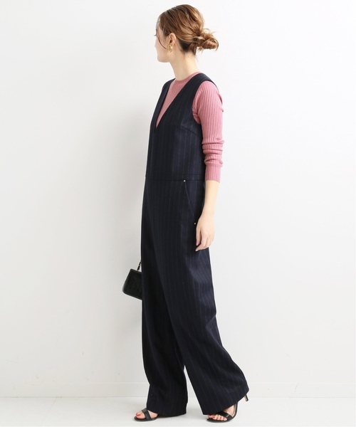 VERMEIL par iena(ヴェルメイユパーイエナ)の「【COUTURE DADAM/クチュール ド アダム】ジャンプスーツ◆(サロペット/オーバーオール・レディース・ネイビー・38/36)」の20枚目の写真