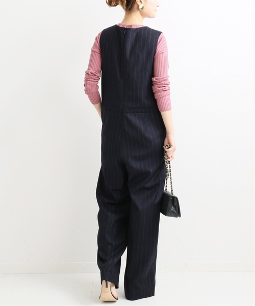 VERMEIL par iena(ヴェルメイユパーイエナ)の「【COUTURE DADAM/クチュール ド アダム】ジャンプスーツ◆(サロペット/オーバーオール・レディース・ネイビー・38/36)」の21枚目の写真