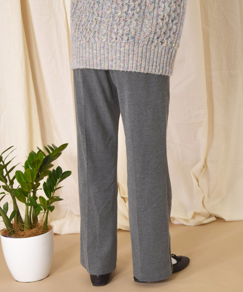 w closet（ダブルクローゼット）の「ステッチ入りセミフレアパンツ（その他パンツ・レディース・アイボリー/トップグレー/ピンク系その他・FREE）」の6枚目の写真