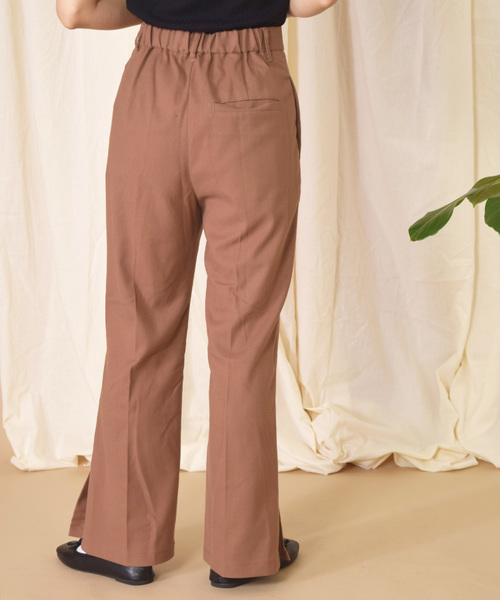 w closet（ダブルクローゼット）の「ステッチ入りセミフレアパンツ（その他パンツ・レディース・アイボリー/トップグレー/ピンク系その他・FREE）」の12枚目の写真