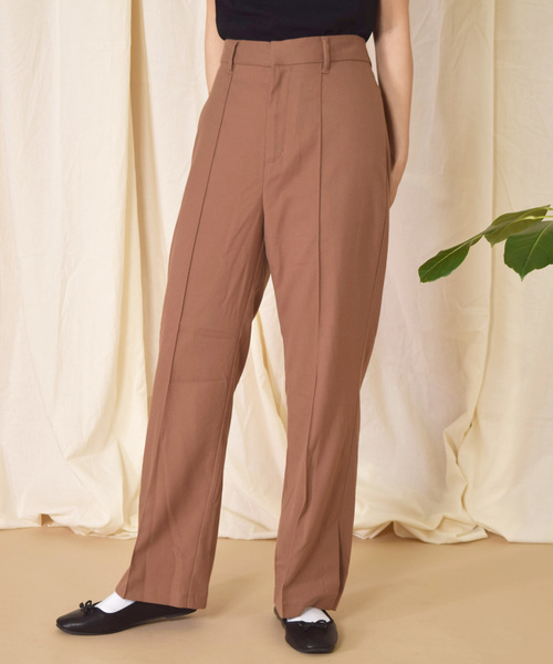 w closet（ダブルクローゼット）の「ステッチ入りセミフレアパンツ（その他パンツ・レディース・アイボリー/トップグレー/ピンク系その他・FREE）」の14枚目の写真