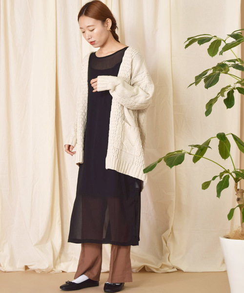 w closet（ダブルクローゼット）の「ステッチ入りセミフレアパンツ（その他パンツ・レディース・アイボリー/トップグレー/ピンク系その他・FREE）」の16枚目の写真