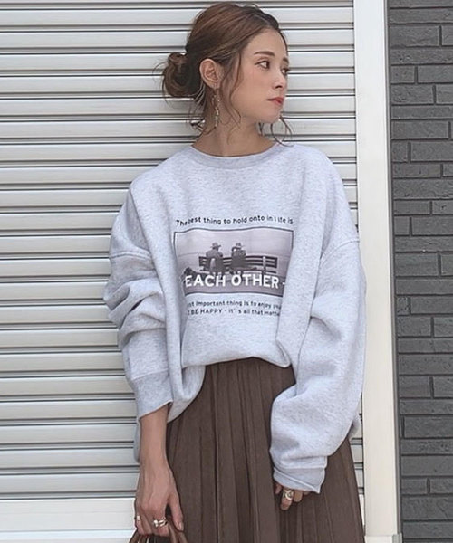 JACKROSE(ジャックローズ)の「WEARISTA yun×JACKROSE-BIGシルエット・スウェット(スウェット・メンズ・ホワイト/ブラック/グレー・M/L)」の3枚目の写真