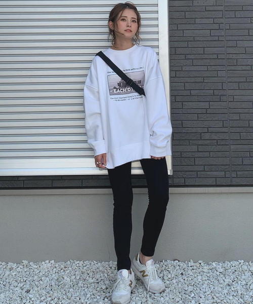 JACKROSE(ジャックローズ)の「WEARISTA yun×JACKROSE-BIGシルエット・スウェット(スウェット・メンズ・ホワイト/ブラック/グレー・M/L)」の7枚目の写真