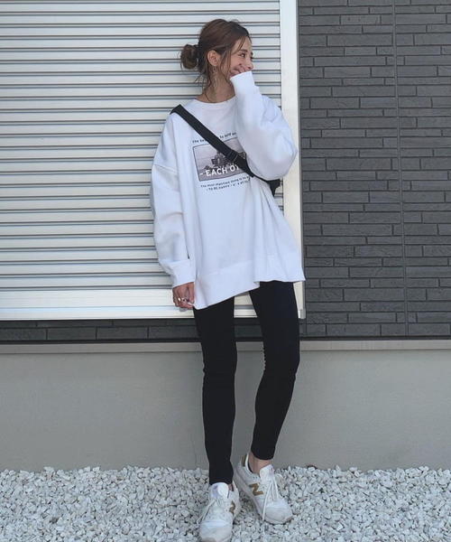 JACKROSE(ジャックローズ)の「WEARISTA yun×JACKROSE-BIGシルエット・スウェット(スウェット・メンズ・ホワイト/ブラック/グレー・M/L)」の8枚目の写真